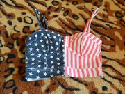 Модный корсет Американский флаг 