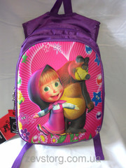 Рюкзак в школу с изображением Маши и Медведя
