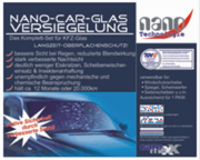 Нанопокрытие для автомобильных стекол PRO TEC Glasversiegelung 